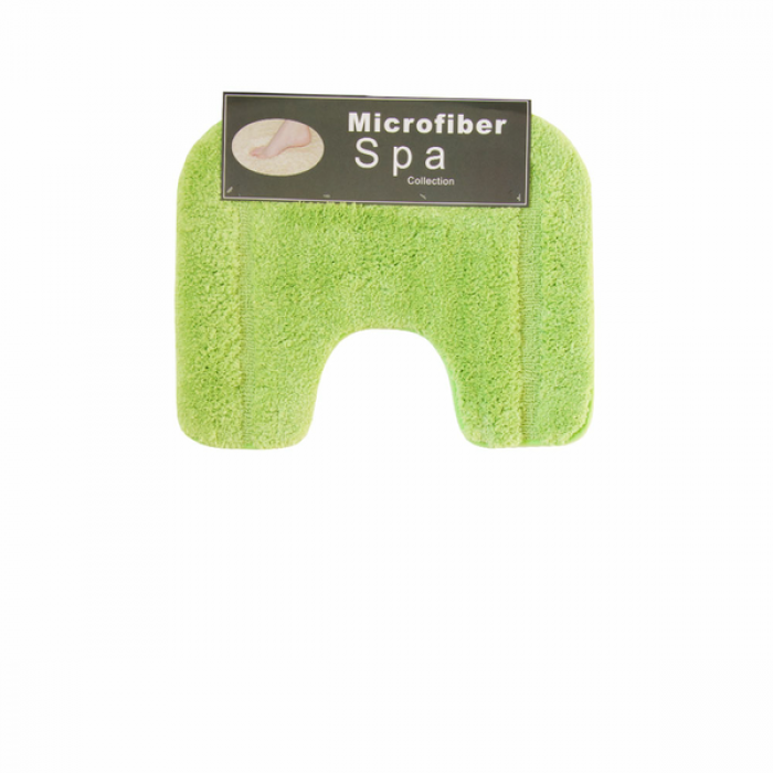 Коврик для туалета 45*55 "Lux Border", плюш ZALEL, Green