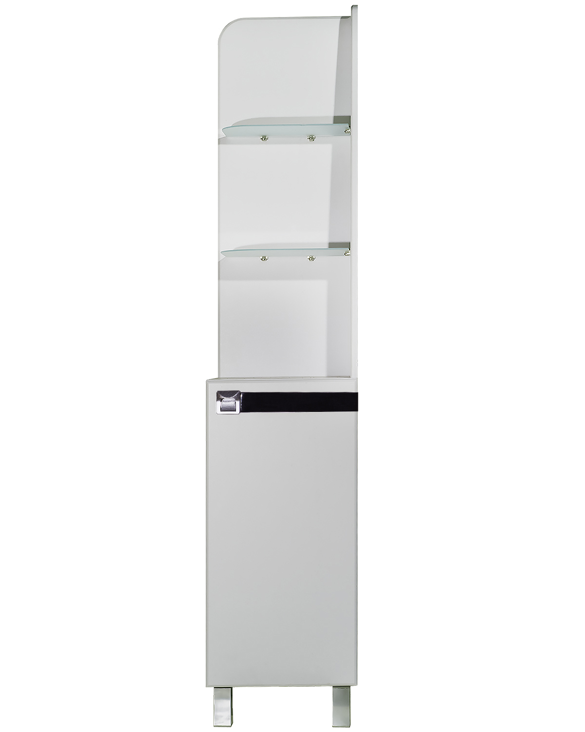 Пенал 35 Фреш (правый) бело-черный 3754.2/48R w