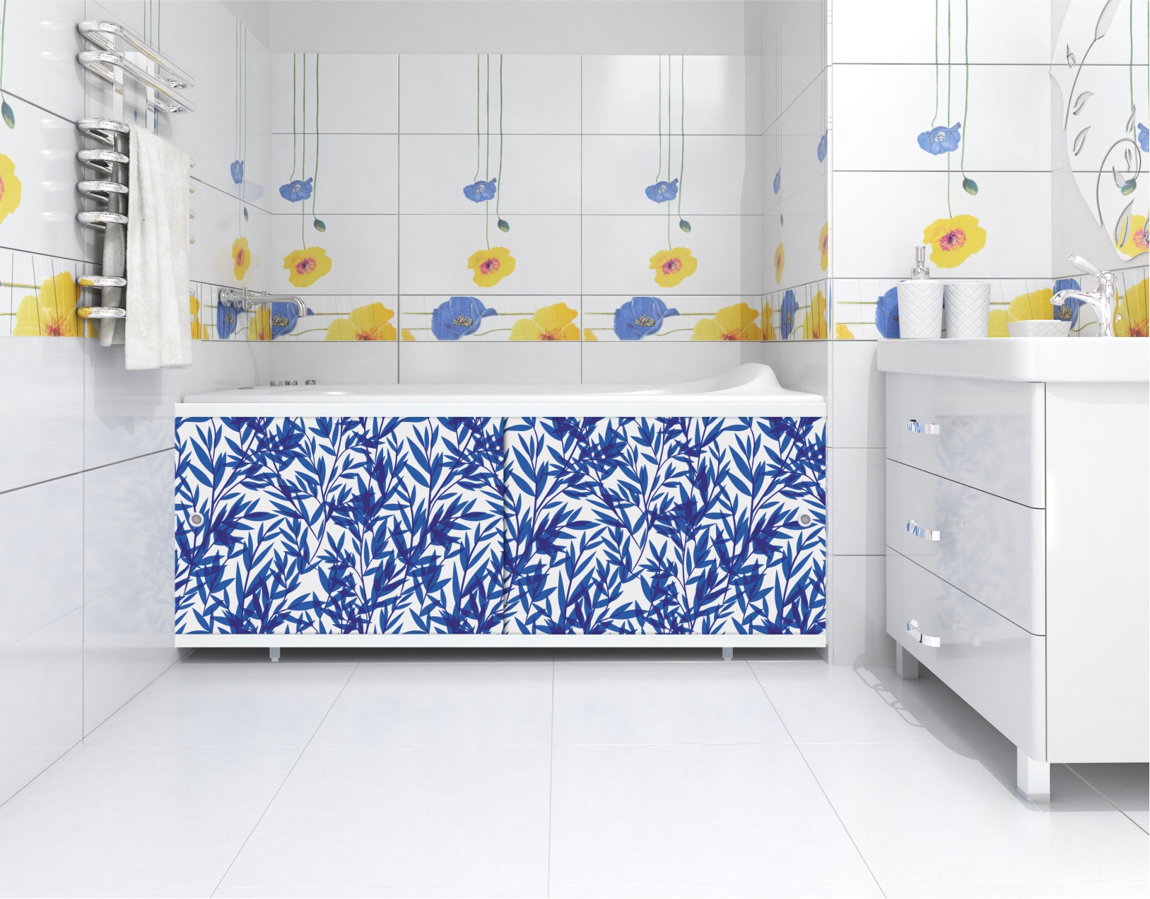 Экран п/в "Кварт" 1,68 индиго w